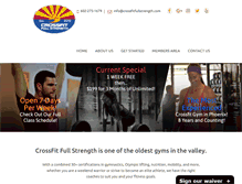 Tablet Screenshot of crossfitfullstrength.com